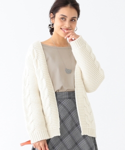 B:MING by BEAMS / ケーブルニット カーディガン 18AW