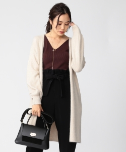 B:MING by BEAMS / フォックス混シャギー コーディガン 18AW-P