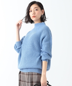 B:MING by BEAMS / 片畦モックネックニット 18AW