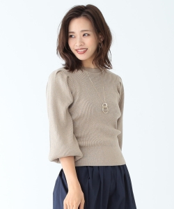 B:MING by BEAMS / 袖ボリューム ラメニット 18AW