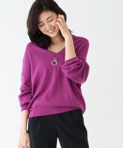 B:MING by BEAMS / 総針 Vネックプルオーバー 19SS