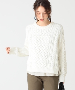 B:MING by BEAMS / アラン柄 コンビニットプルオーバー 19AW