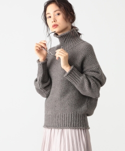 B:MING by BEAMS / エドワード オフタートルネック ニットプルオーバー 19AW