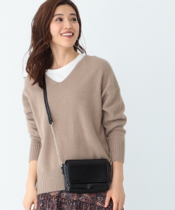 B:MING by BEAMS / FOX混 Vネック ニットプルオーバー 19AW