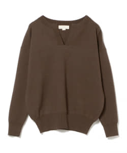 B:MING by BEAMS / スリット キーネック プルオーバー