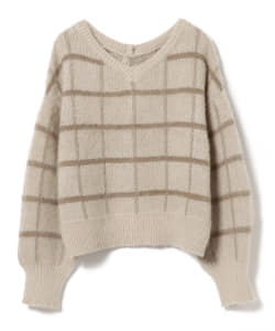 B:MING by BEAMS / チェック シャギー 2WAY プルオーバー