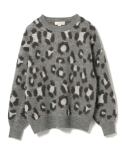 B:MING by BEAMS / レオパード シャギー プルオーバー