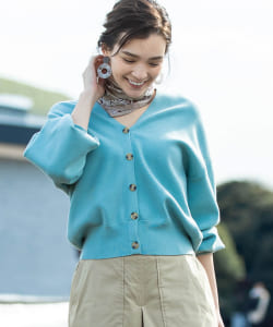 B:MING by BEAMS / 袖ボリューム Vネックカーディガン 20SS