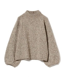 B:MING by BEAMS / ミックスヤーン モックネック プルオーバー 21AW