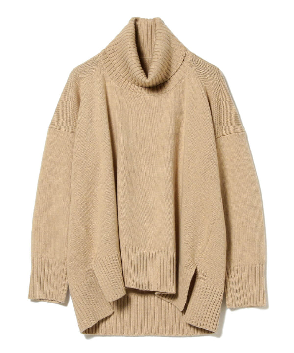 B Ming By Beams ビーミング By ビームス アウトレット B Ming By Beams バックヘム オフタートル 21aw トップス ニット セーター 通販 Beams