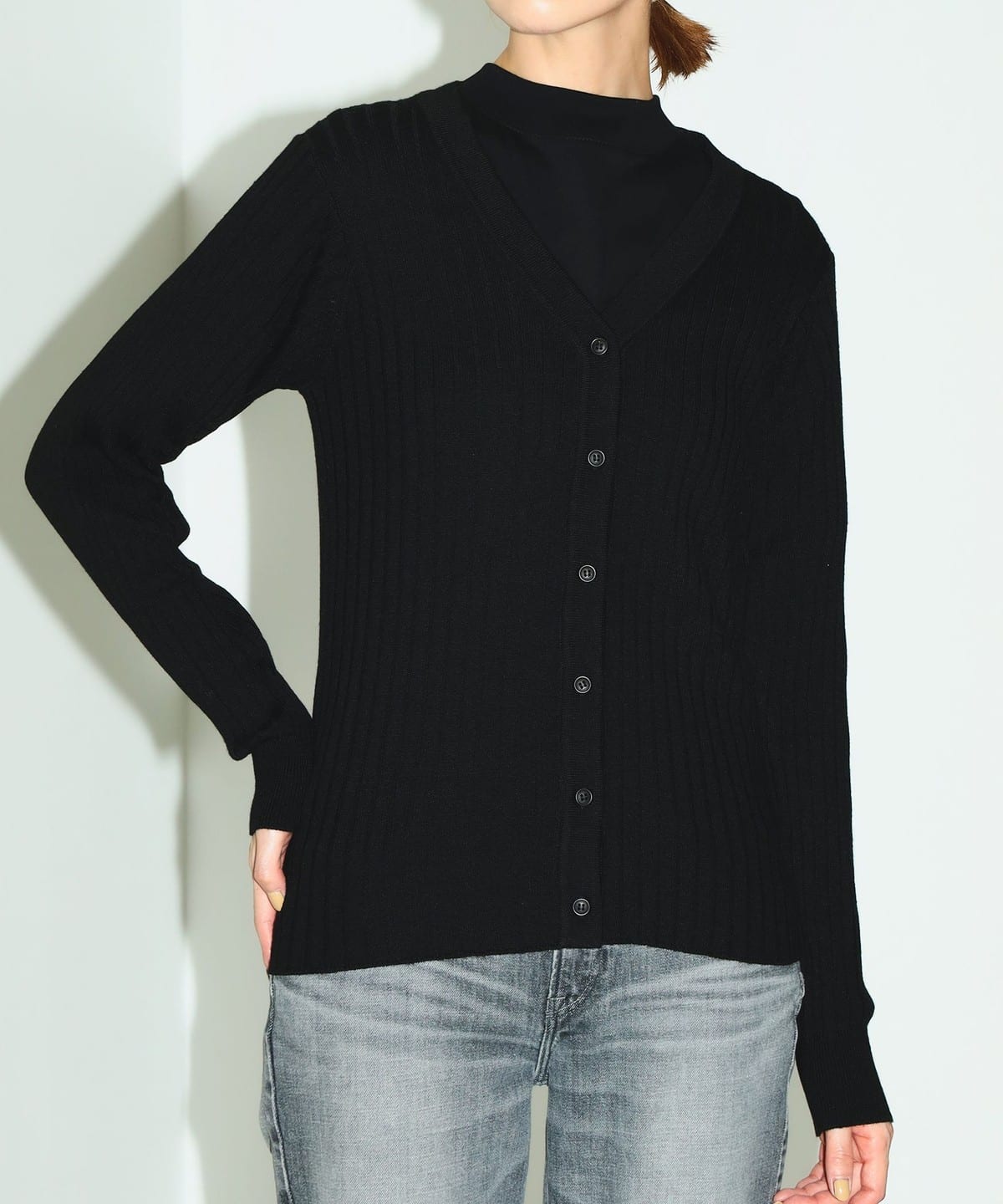 【タイムセール】B:MING by BEAMS ビーミング by ビームス / ウォッシャブル リブ カーディガン トップス WOMEN BLACK ONE SIZE 【タイムセール】B:MING by BEAMS ビーミング by ビームス / ウォッシャブル リブ カーディガン トップス WOMEN BLACK ONE SIZE