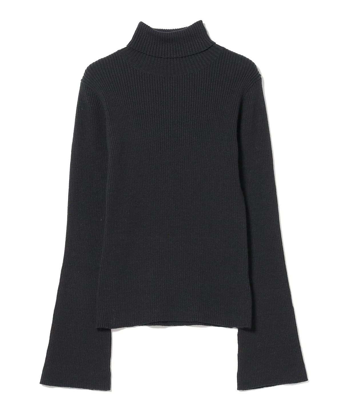 SIMPLE YET 12G ニットリブ タートルネック トップス WOMEN BLACK ONE SIZE SIMPLE YET 12G ニットリブ タートルネック トップス WOMEN BLACK ONE SIZE