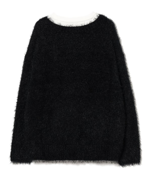 BEAMS GOLF シャギースリーブニット 長袖 サイズM BEAMS GOLF シャギー