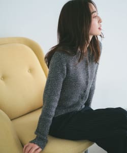 ▲ラメ ニット カーディガン