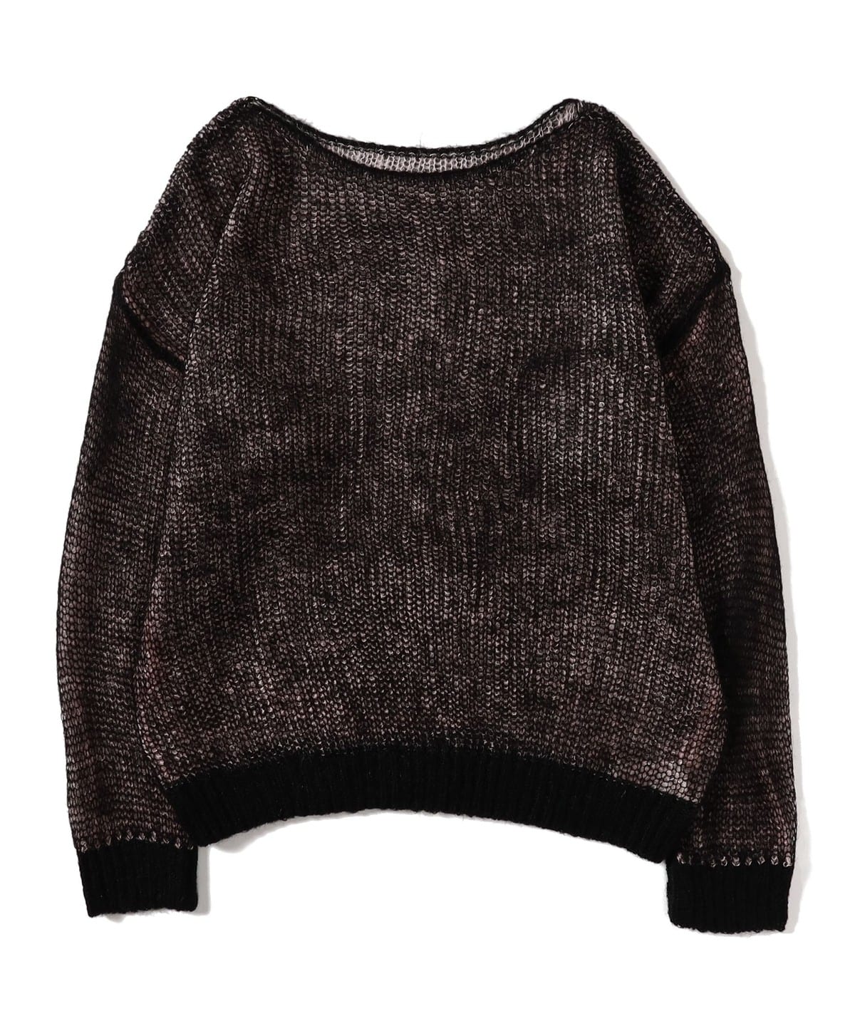 シアー リバーシブル ニット トップス WOMEN BLACK ONE SIZE シアー リバーシブル ニット トップス WOMEN BLACK ONE SIZE