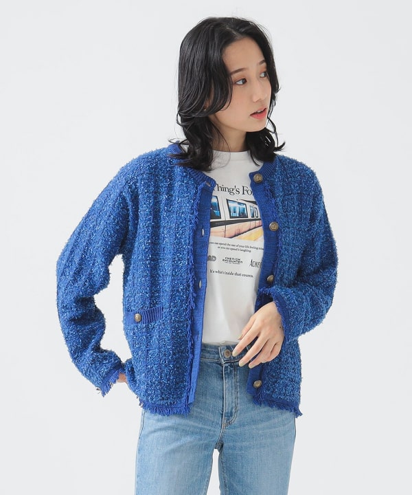 B:MING by BEAMS（ビーミング by ビームス）ツイード ニット
