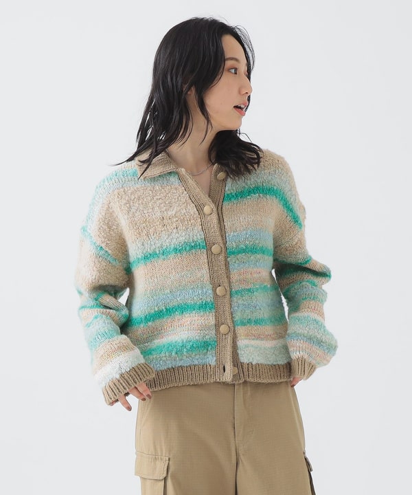 期間限定値下げ！bedsidedrama グラデーションニットカーディガン B:MING by BEAMS（ビーミング by ビームス）ニット カーディガン