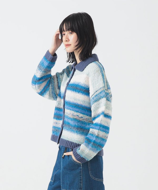 期間限定値下げ！bedsidedrama グラデーションニットカーディガン B:MING by BEAMS（ビーミング by ビームス）ニット カーディガン