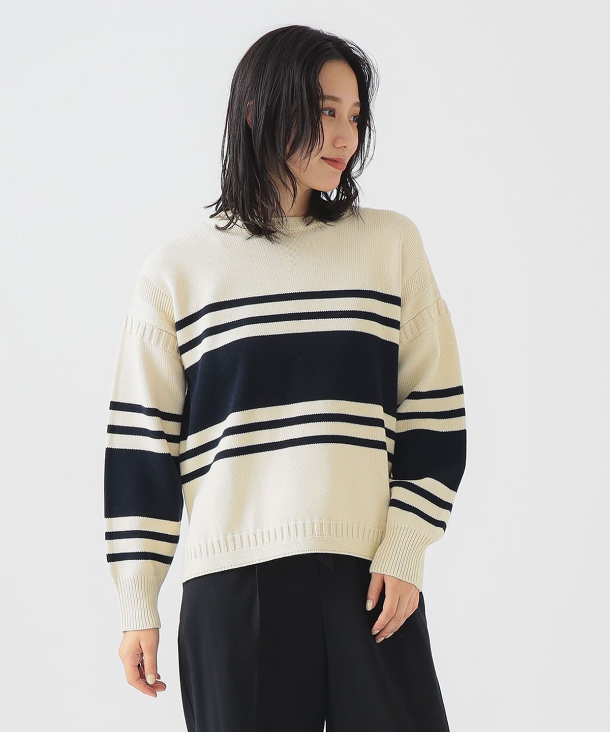 リライズ フィッシュマン ニット トップス WOMEN IVORY ONE SIZE リライズ フィッシュマン ニット トップス WOMEN IVORY ONE SIZE