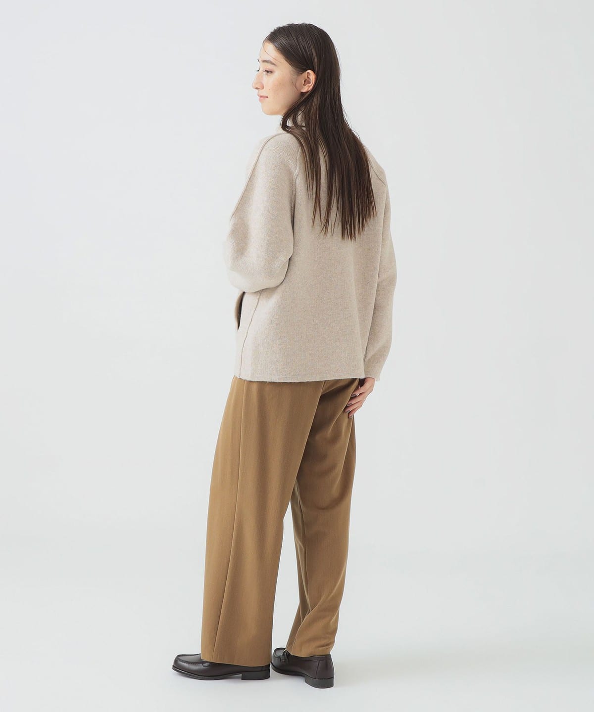 B:MING by BEAMS（ビーミング by ビームス）スタンドカラー ニット