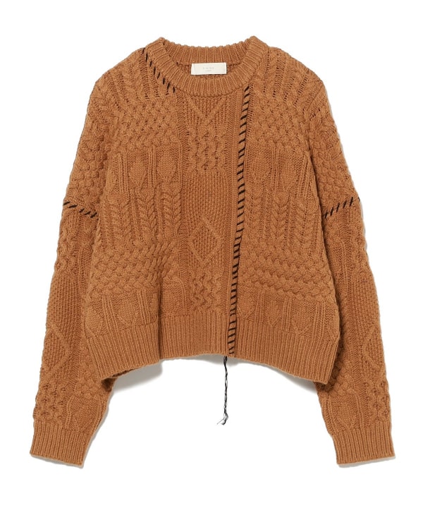 B:MING by BEAMS（ビーミング by ビームス）アラン ステッチ ニット