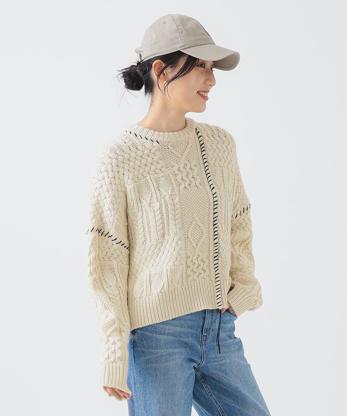 B:MING by BEAMS（ビーミング by ビームス）アラン ステッチ