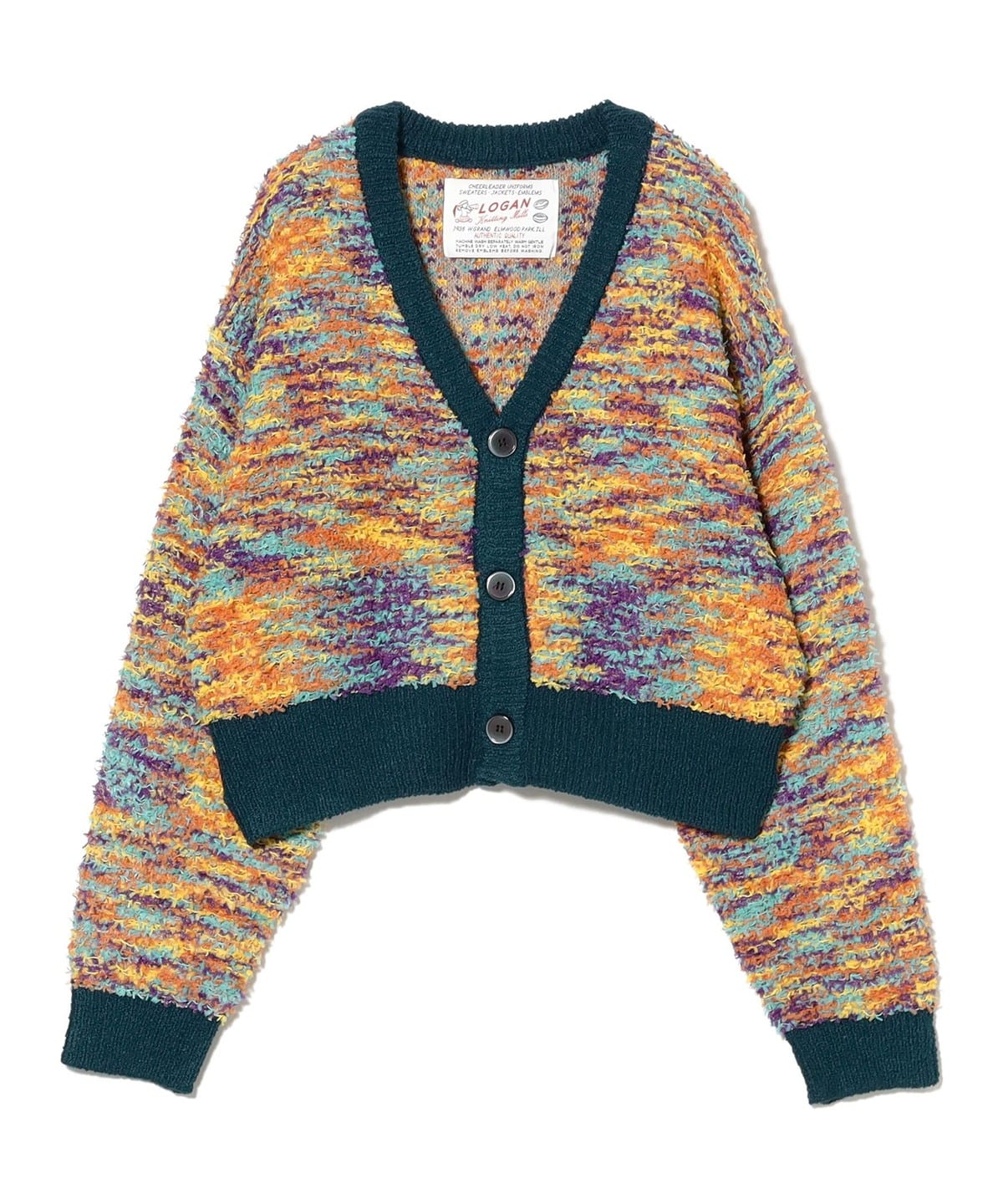 LOGAN Knitting Mills / テープヤーン カーディガン トップス WOMEN ORANGE ONE SIZE LOGAN Knitting Mills / テープヤーン カーディガン トップス WOMEN ORANGE ONE SIZE