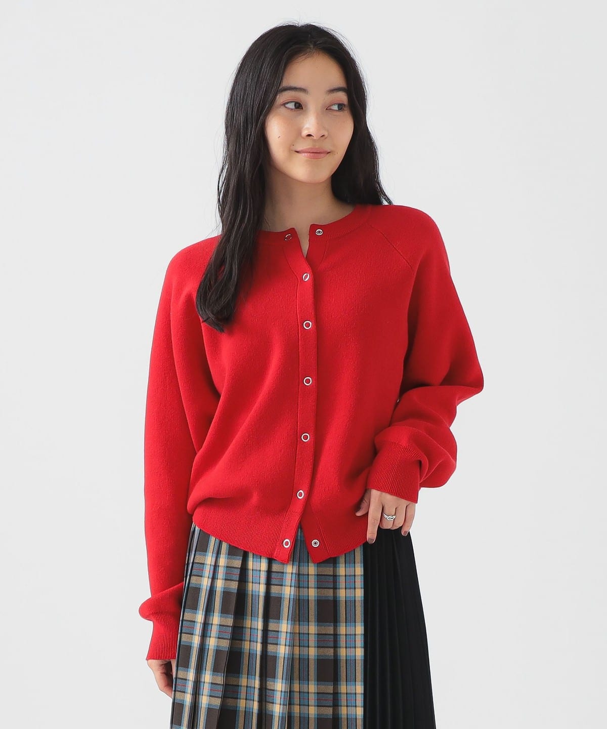 2way スウェット ライク カーディガン トップス WOMEN RED ONE SIZE 2way スウェット ライク カーディガン トップス WOMEN RED ONE SIZE