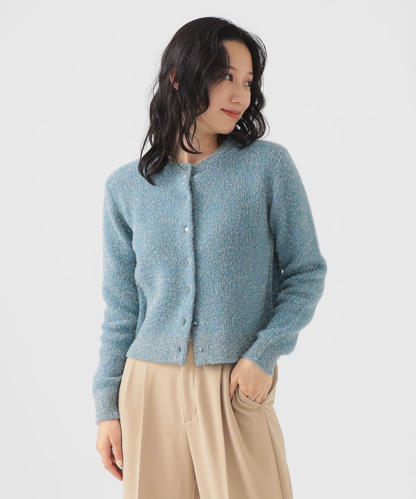 BEAMS LIGHTS メランジニットカーディガン Brilla per il gusto（ブリッラ ペル イル グスト）BEAMS LIGHTS