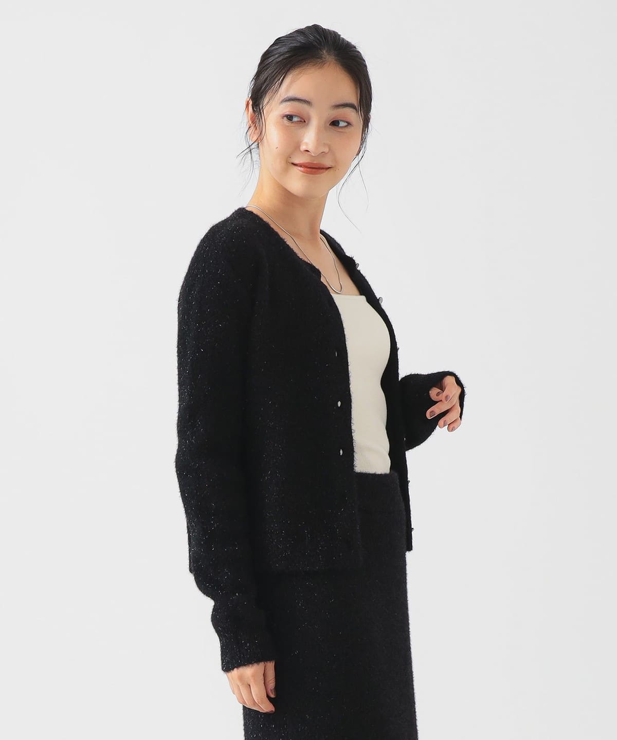 B:MING by BEAMS（ビーミング by ビームス）ラメ ニット