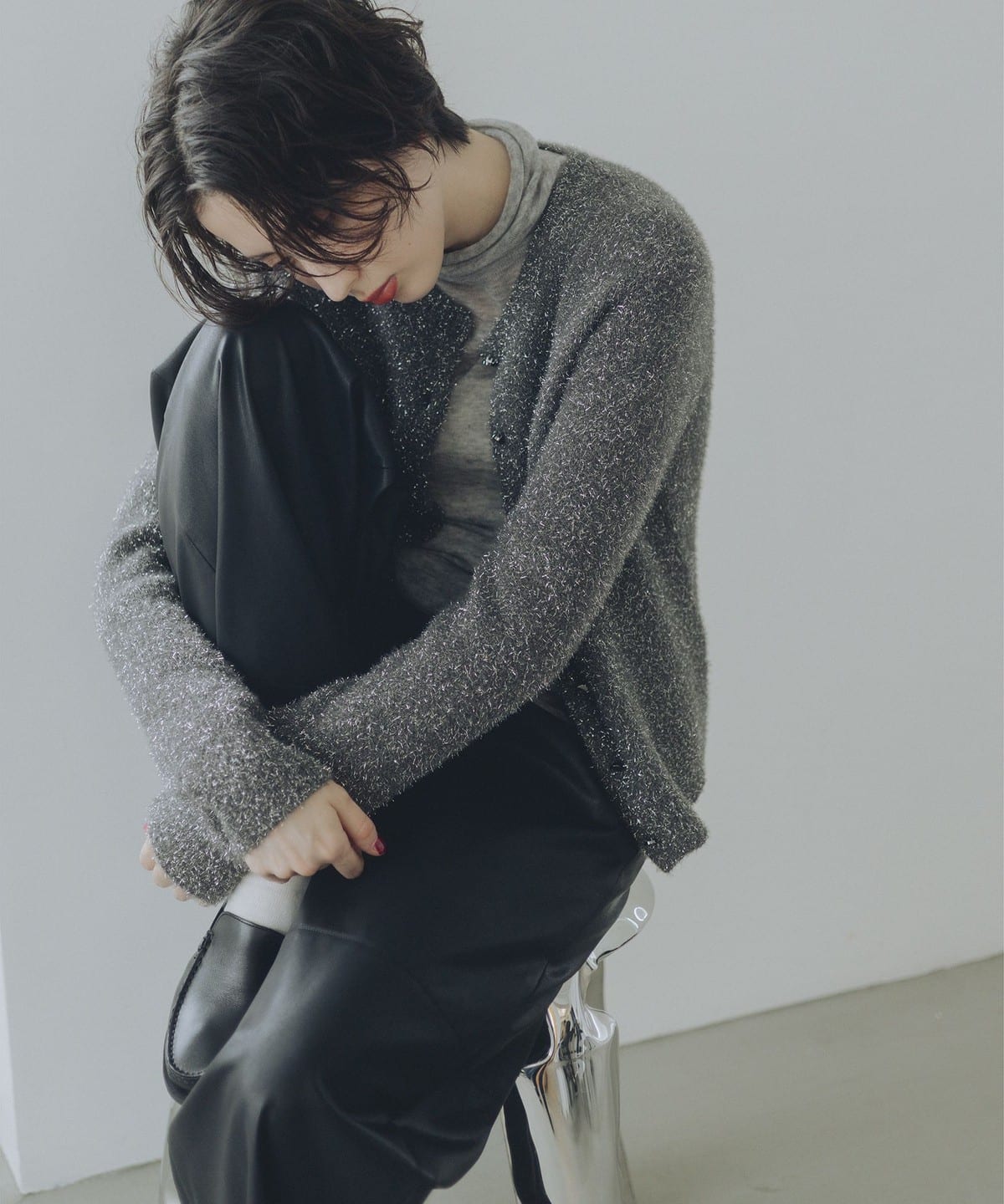 B:MING by BEAMS（ビーミング by ビームス）【12/4値下げ】ラメ ニット