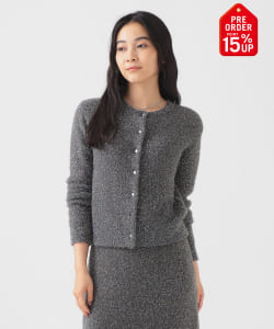【+15%ポイントUP】ラメ ニット カーディガン