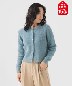 【+15%ポイントUP】ラメ ニット カーディガン