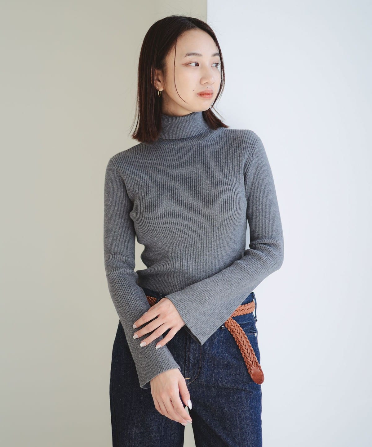 B:MING by BEAMS（ビーミング by ビームス）フレア スリーブ ニット