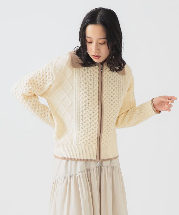 B:MING by BEAMS（ビーミング by ビームス）ニット ジップ