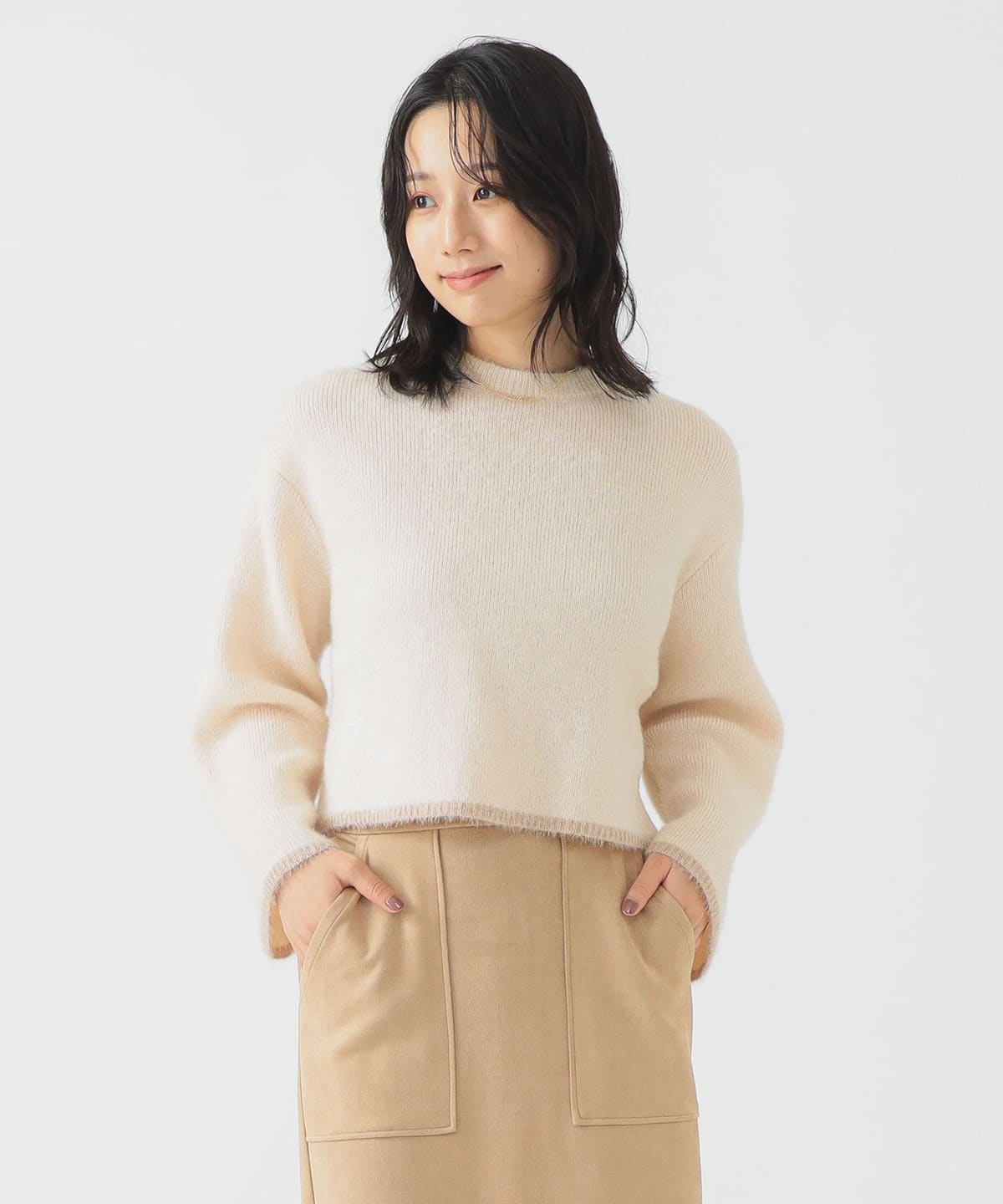 ソフト シャギー プルオーバー トップス WOMEN IVORY ONE SIZE ソフト シャギー プルオーバー トップス WOMEN IVORY ONE SIZE