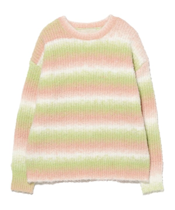 ネ*イ様 BEAMS GOLF グラデーションニットセーター Lサイズ BEAMS GOLF（ビームス ゴルフ）〈WOMEN〉 ORANGE LABEL