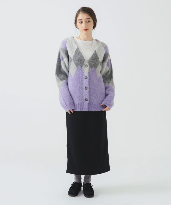 B:MING by BEAMS（ビーミング by ビームス）アーガイル カーディガン