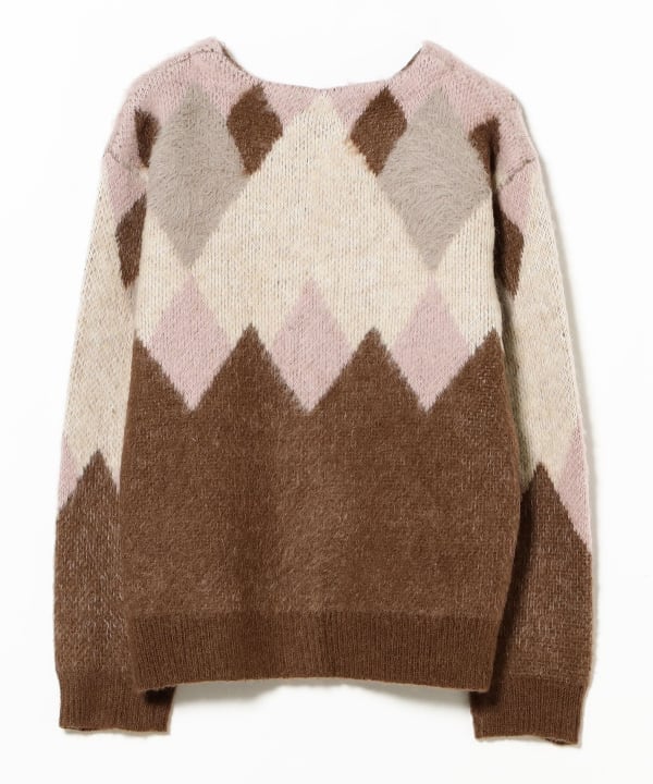 B:MING by BEAMS（ビーミング by ビームス）アーガイル カーディガン