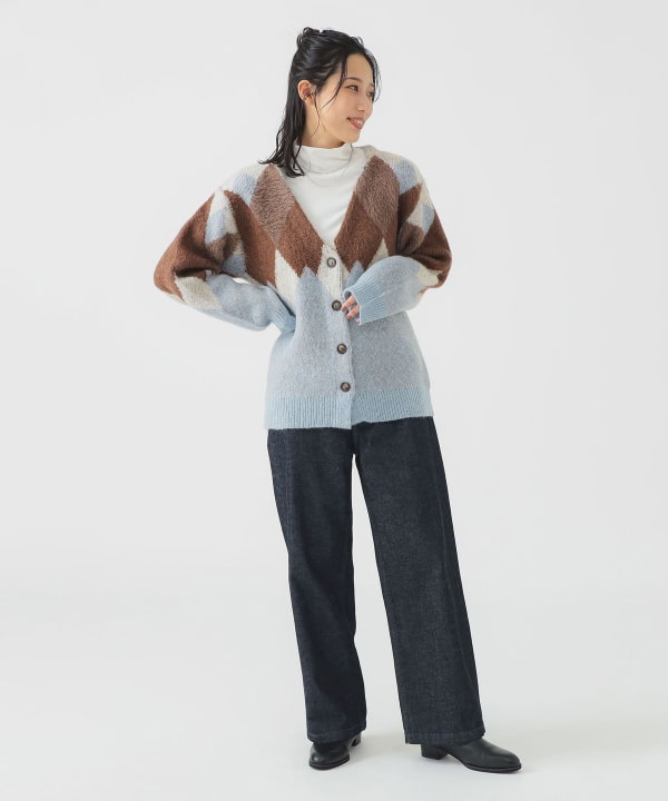 B:MING by BEAMS（ビーミング by ビームス）アーガイル カーディガン