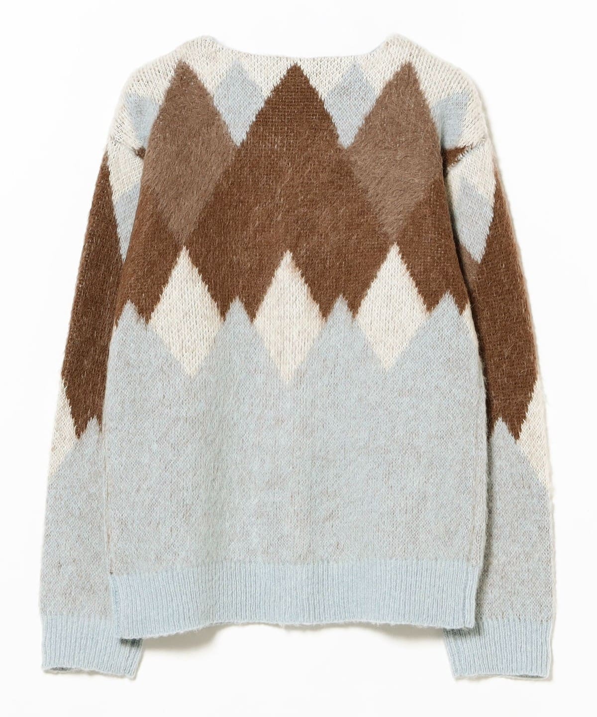 トップス BEAMS Argyle Mohair Cardigan B:MING by BEAMS（ビーミング by ビームス）アーガイル カーディガン