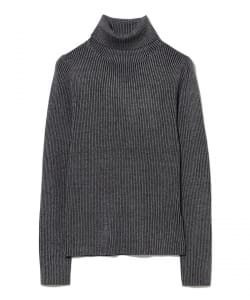 配色 リブ プルオーバー