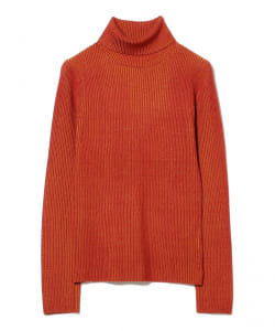 配色 リブ プルオーバー