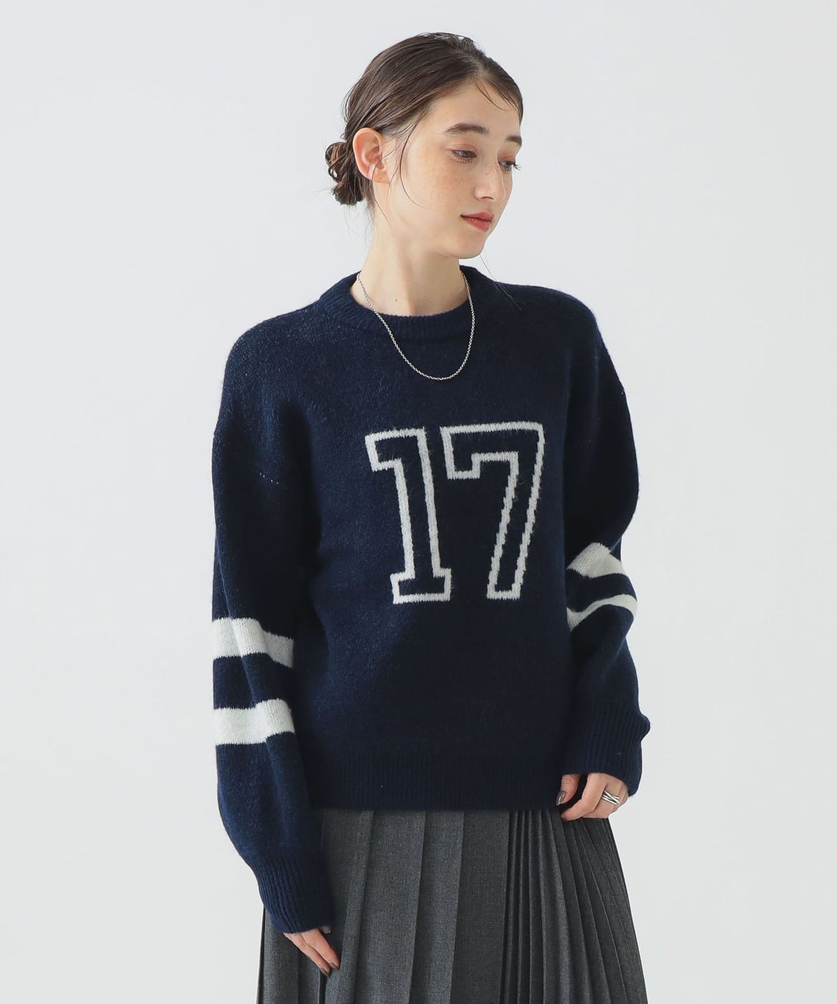 ナンバー ニット トップス WOMEN NAVY ONE SIZE ナンバー ニット トップス WOMEN NAVY ONE SIZE