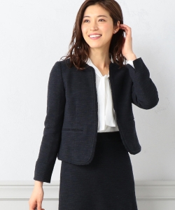 B:MING by BEAMS / スラブツイード ノーカラージャケット  20