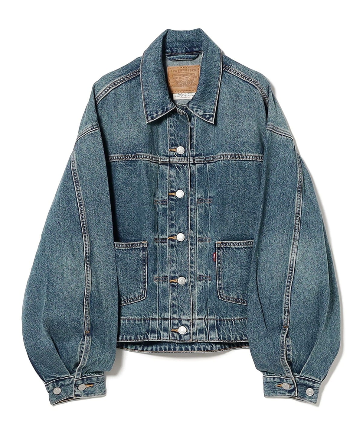 LEVI'S(R) リーバイス / バルーン スリーブ トラッカー ジャケット ジャケット WOMEN INDIGO S LEVI'S(R) リーバイス / バルーン スリーブ トラッカー ジャケット ジャケット WOMEN INDIGO S