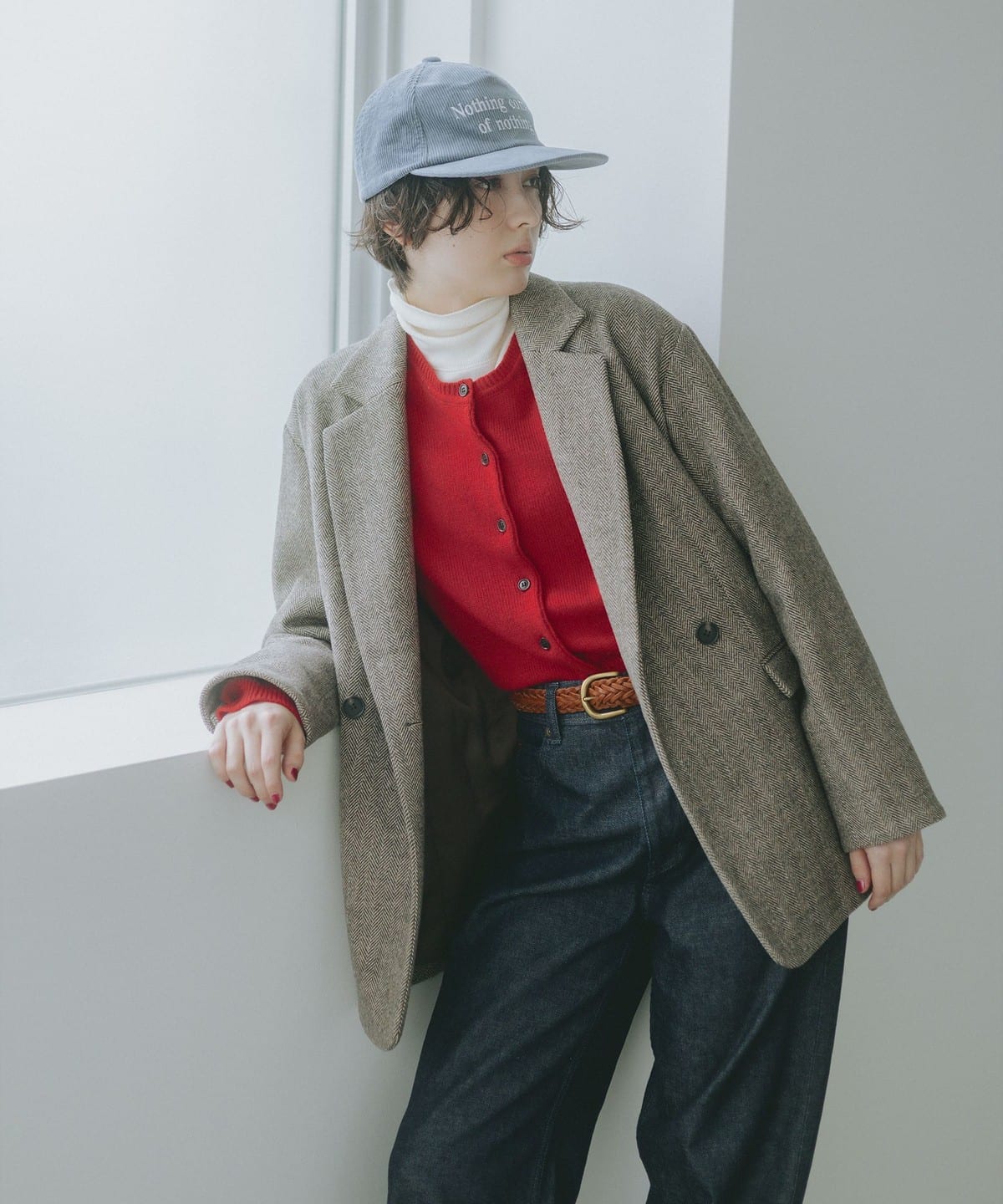 B:MING by BEAMS　ツイード ダブル ジャケット（Mサイズ） B:MING by BEAMS ツイード ダブル ジャケット（Mサイズ）