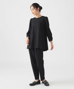【+15%ポイントUP】【セットアイテム】ジャカード プルオーバー × パンツ セット（S～M）