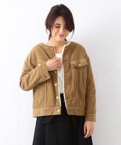 Lee×B:MING by BEAMS / 別注コーデュロイ ボアブルゾン 17AW