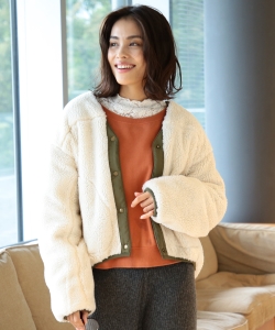 B:MING by BEAMS / リバーシブル ボアショートブルゾン 18AW